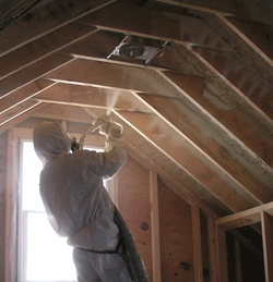 Allentown PA attic spray foam insulation